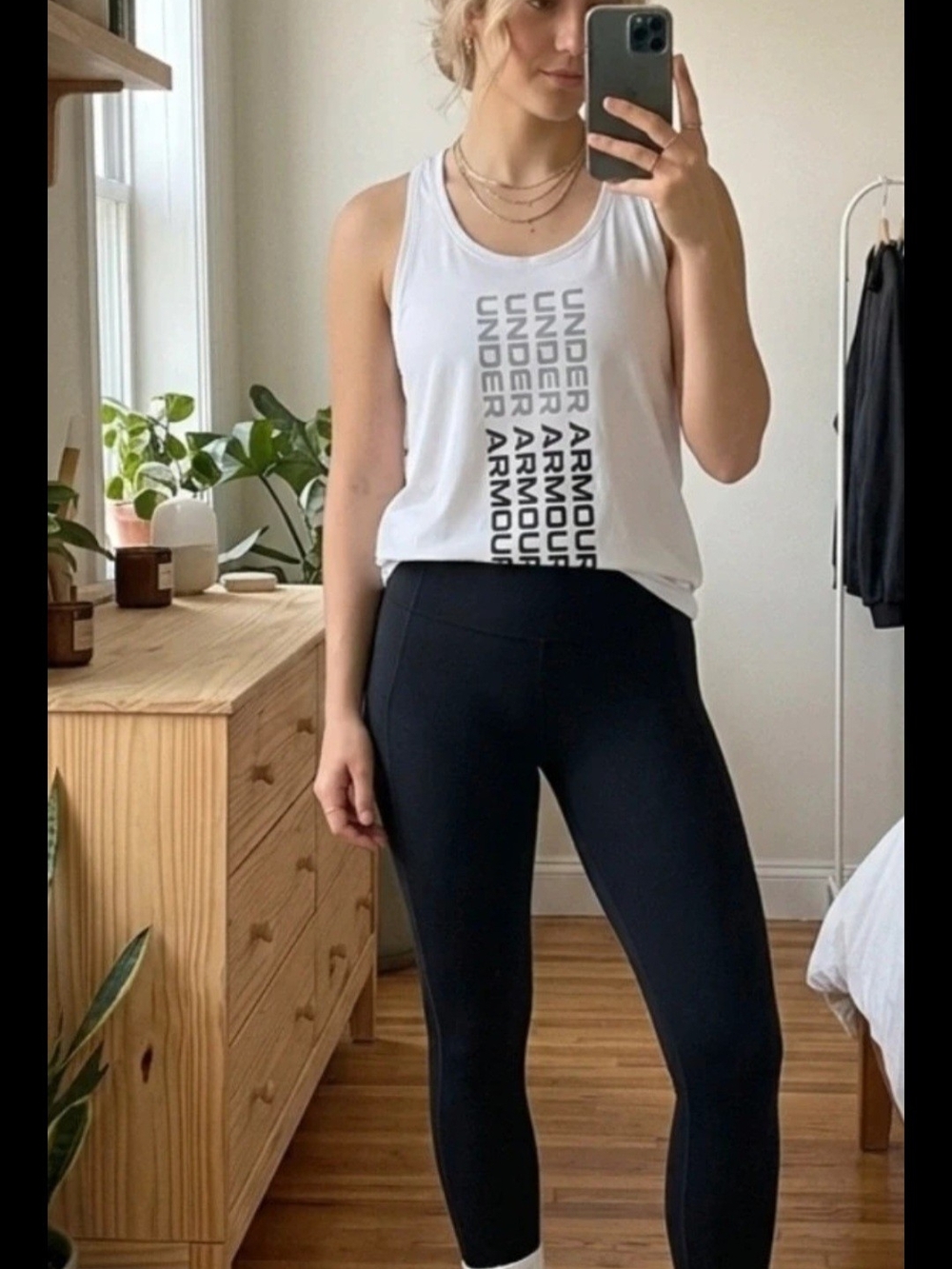 Under Armour Women’s Black High-Waist Performance Leggings